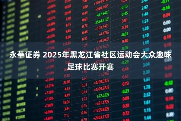 永華证券 2025年黑龙江省社区运动会大众趣味足球比赛开赛