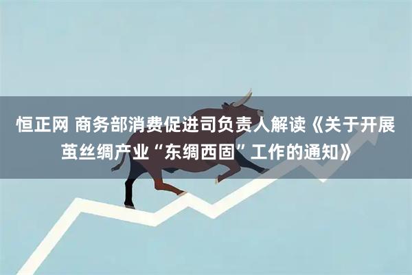 恒正网 商务部消费促进司负责人解读《关于开展茧丝绸产业“东绸西固”工作的通知》